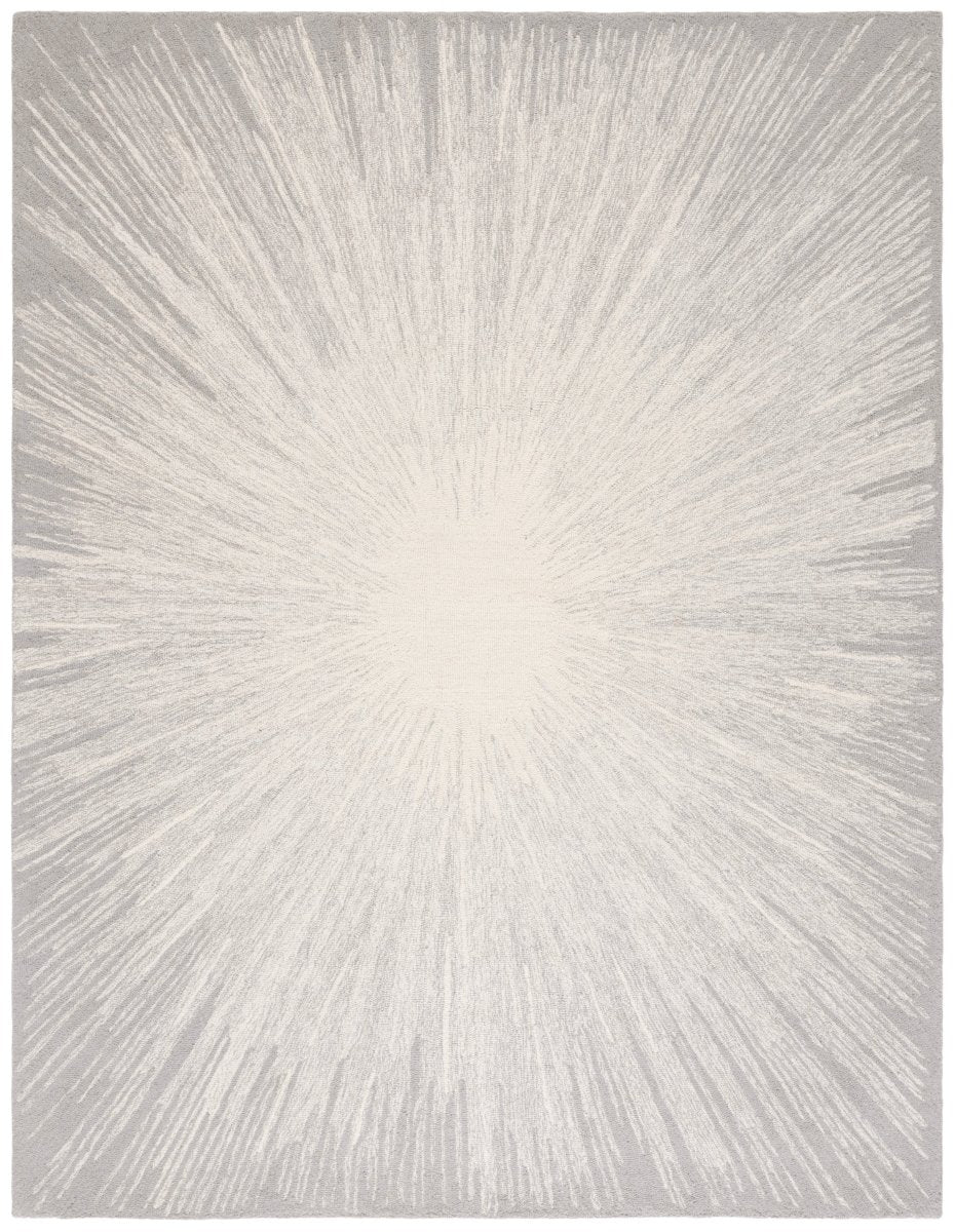 Safavieh Abstract Abt375G Ivory/Silver Rug.