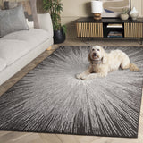 Safavieh Abstract Abt375H Ivory/Charcoal Rug.