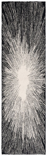Safavieh Abstract Abt375Z Ivory/Black Rug.