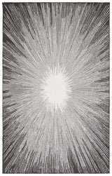 Safavieh Abstract Abt375Z Ivory/Black Rug.