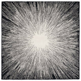 Safavieh Abstract Abt375Z Ivory/Black Rug.