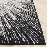 Safavieh Abstract Abt375Z Ivory/Black Rug.