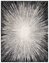 Safavieh Abstract Abt375Z Ivory/Black Rug.