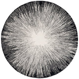 Safavieh Abstract Abt375Z Ivory/Black Rug.
