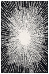 Safavieh Abstract Abt375Z Ivory/Black Rug.