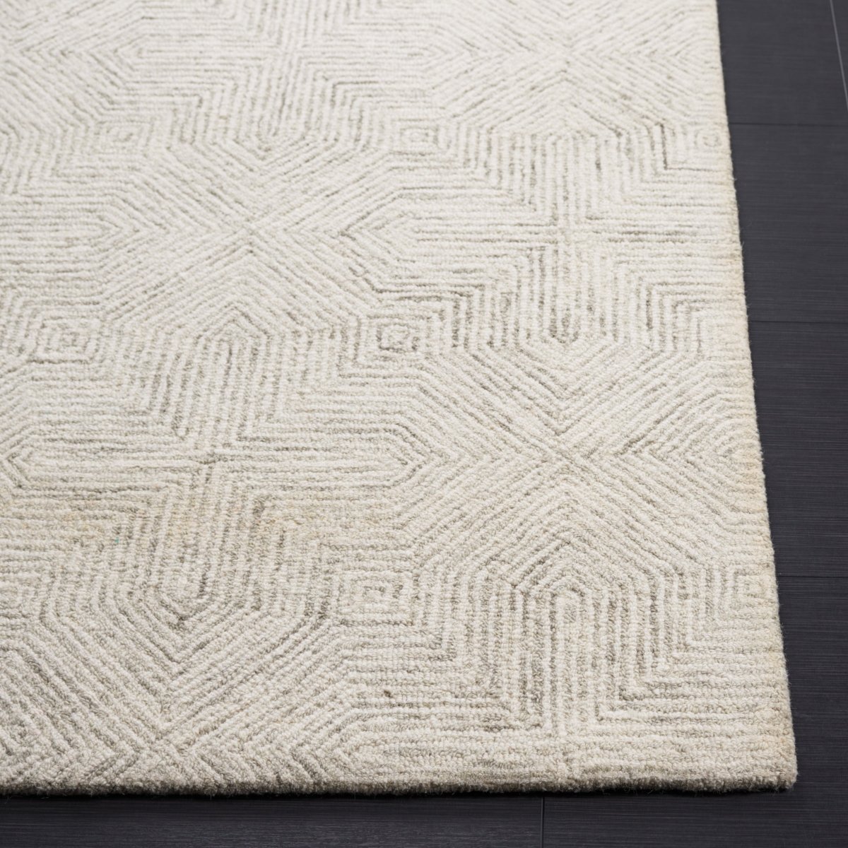 Safavieh Abstract Abt425F Grey/Ivory Rug.
