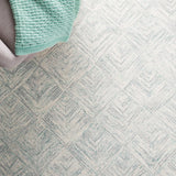 Safavieh Abstract Abt428F Grey/Turquoise Rug.
