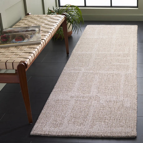 Safavieh Abstract 2'-3" x 8'-0" Rug in Natural / Ivory