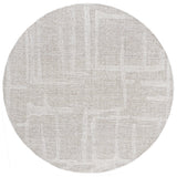 Safavieh Abstract 6'-0" x 6'-0" Rug in Natural / Ivory