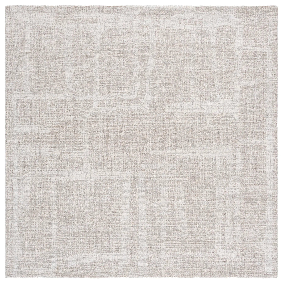 Safavieh Abstract 6'-0" x 6'-0" Rug in Natural / Ivory