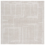 Safavieh Abstract 6'-0" x 6'-0" Rug in Natural / Ivory