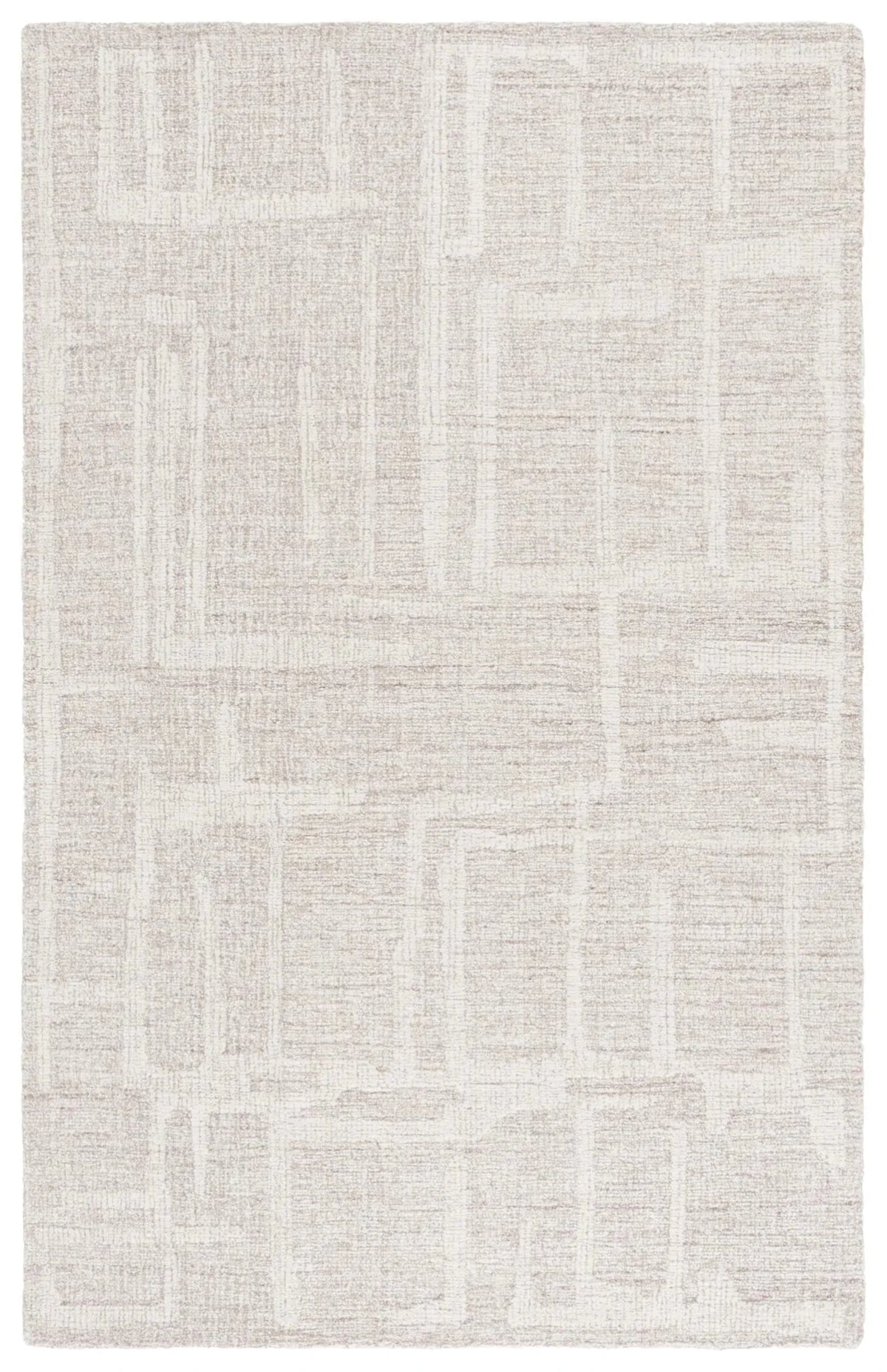 Safavieh Abstract 4'-0" x 6'-0" Rug in Beige / Ivory