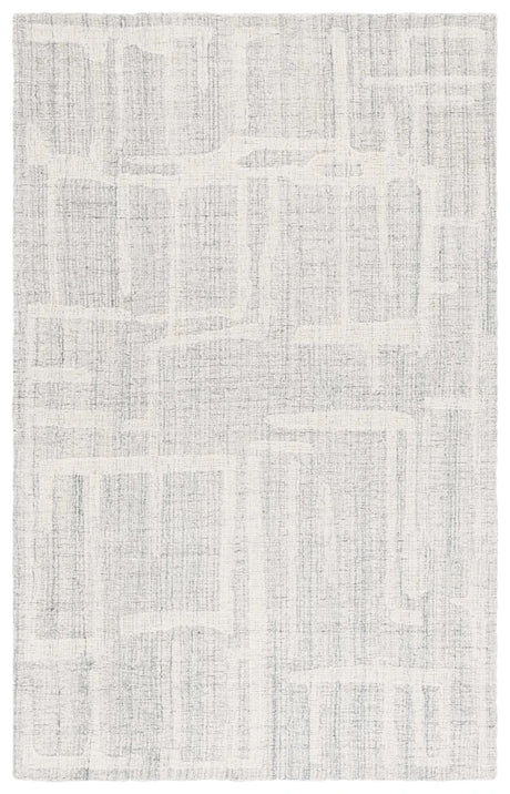 Safavieh Abstract 4'-0" x 6'-0" Rug in Grey / Ivory