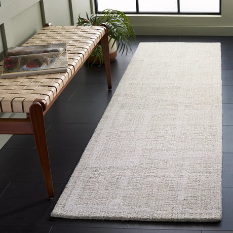 Safavieh Abstract 2'-3" x 8'-0" Rug in Sage Green / Ivory