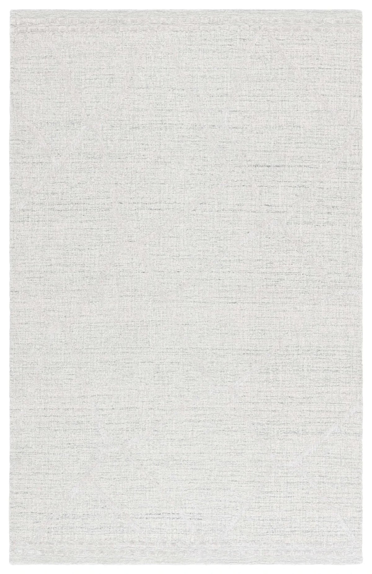 Safavieh Abstract 4'-0" x 6'-0" Rug in Light Grey / Ivory