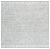Safavieh Abstract 6'-0" x 6'-0" Rug in Light Grey / Ivory