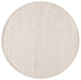 Safavieh Abstract 6'-0" x 6'-0" Rug in Beige / Ivory