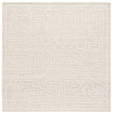 Safavieh Abstract 6'-0" x 6'-0" Rug in Beige / Ivory