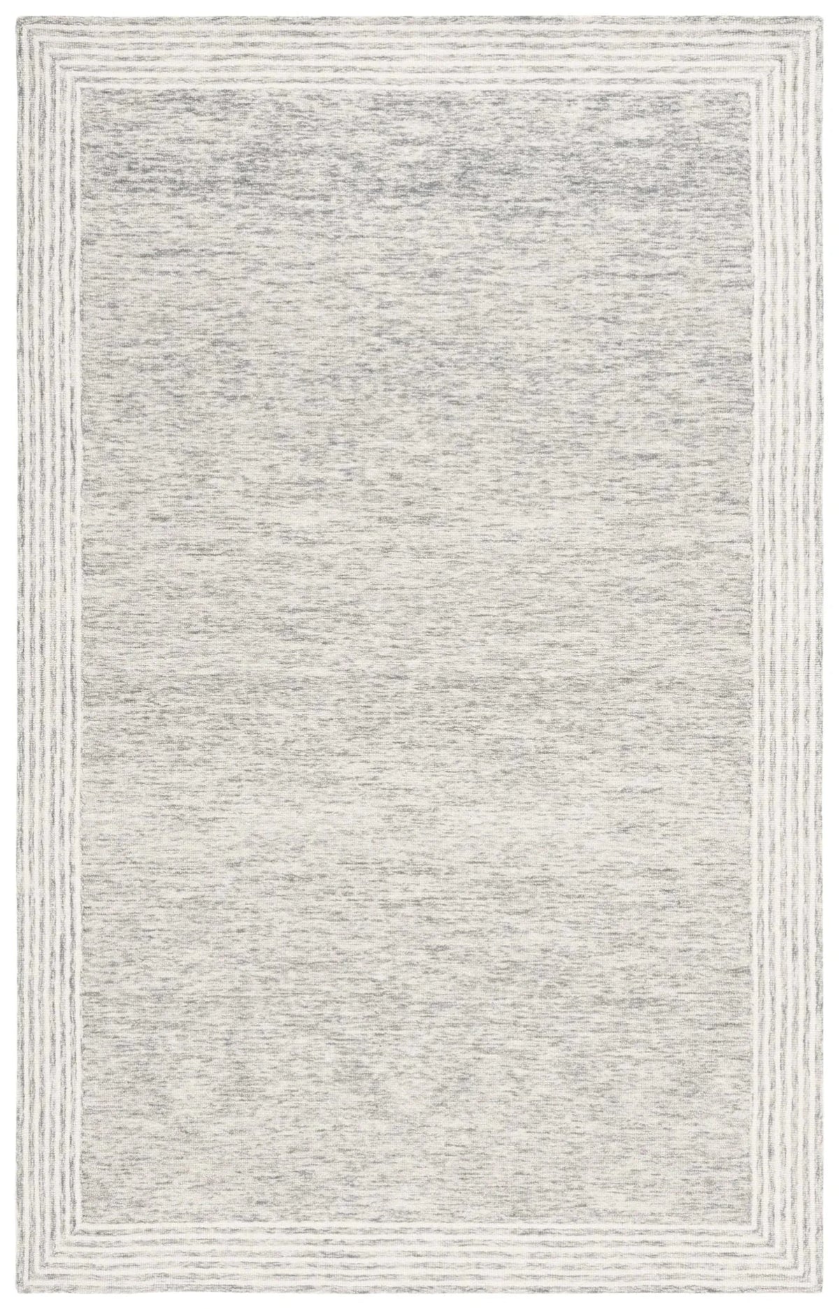 Safavieh Abstract 4'-0" x 6'-0" Rug in Grey / Ivory