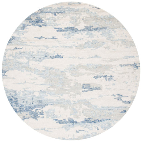 Safavieh Abstract Abt465A Ivory/Blue Rug - Safavieh - abt465a - 4r