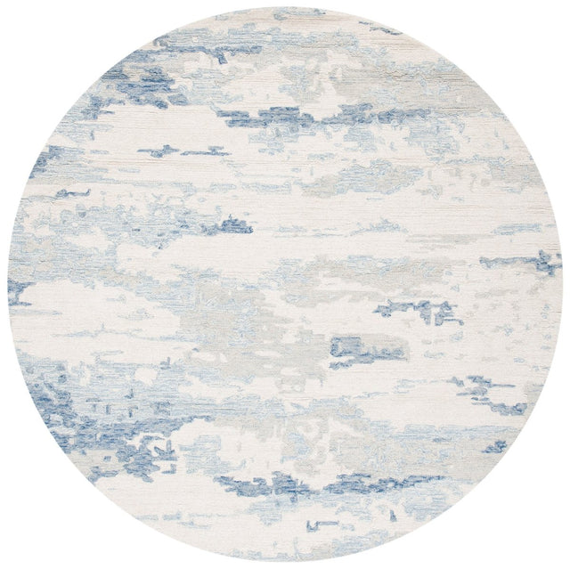 Safavieh Abstract Abt465A Ivory/Blue Rug.