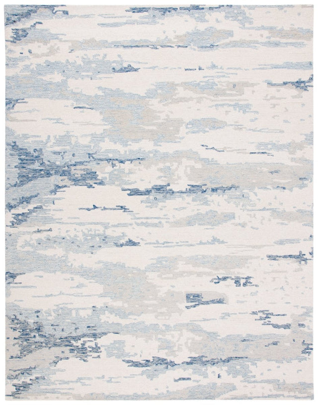 Safavieh Abstract Abt465A Ivory/Blue Rug.