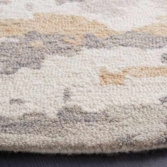 Safavieh Abstract Abt465F Ivory/Grey Rug.
