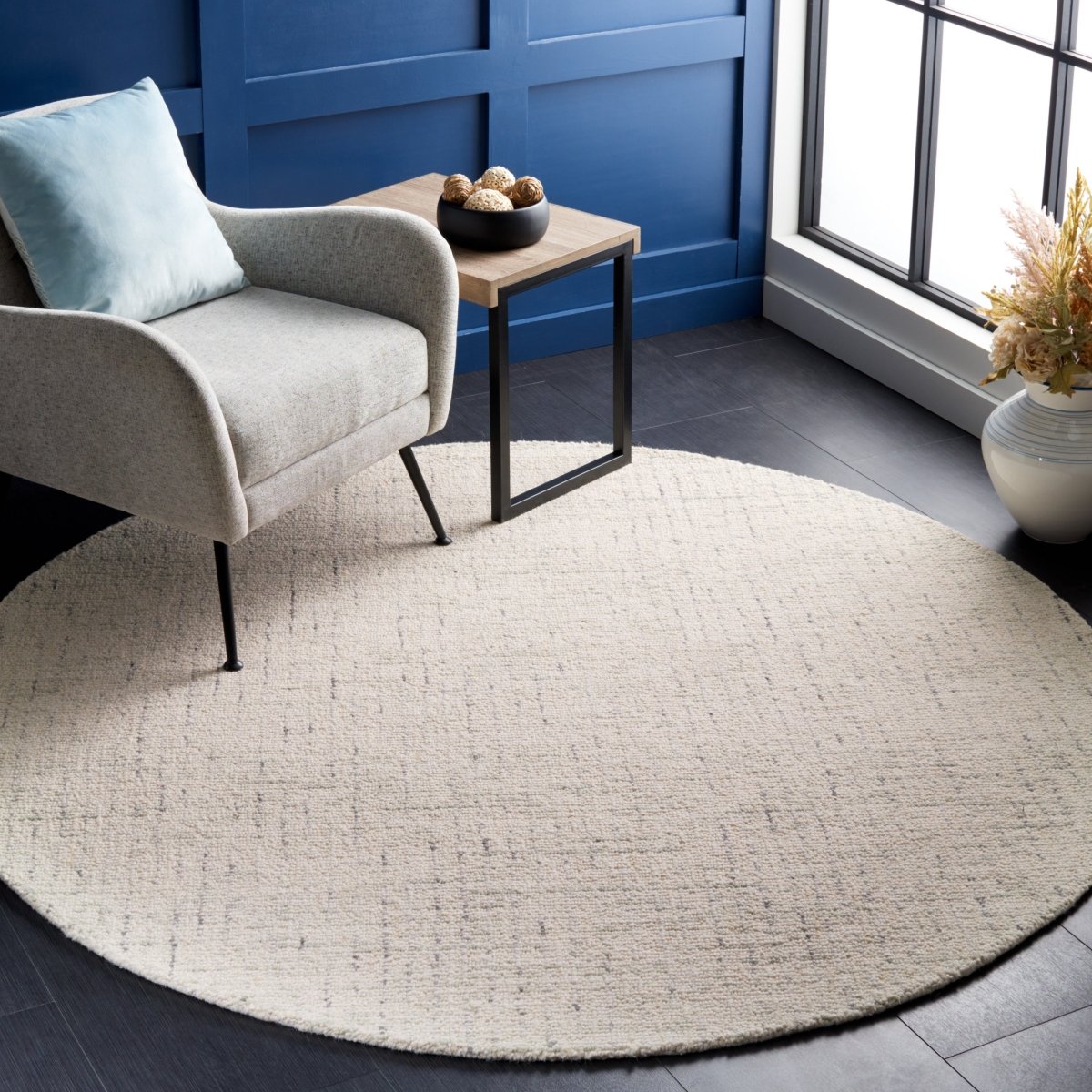 Safavieh Abstract Abt468K Ivory/Light Grey Rug.