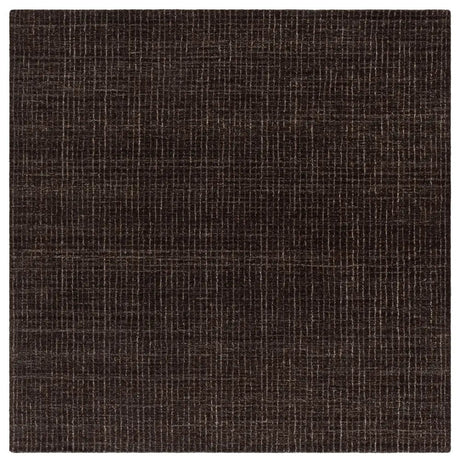 Safavieh Abstract 6'-0" x 6'-0" Rug in Dark Brown