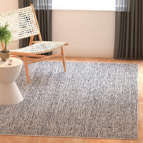 Safavieh Abstract Abt468Z Black/Ivory Rug.