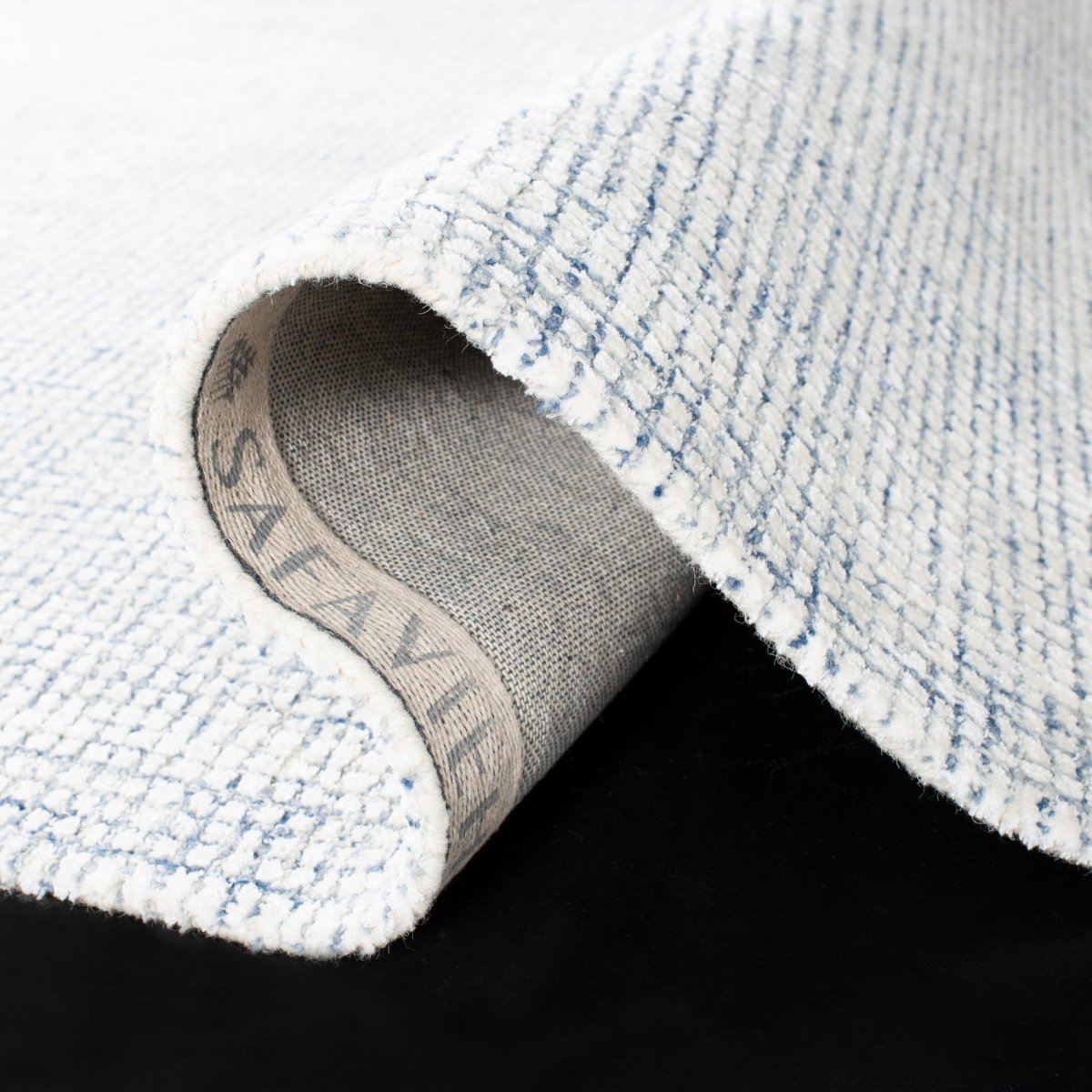Safavieh Abstract Abt470M Ivory/Blue Rugs.