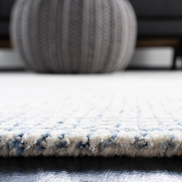 Safavieh Abstract Abt470M Ivory/Blue Rugs.