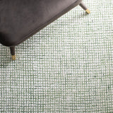 Safavieh Abstract Abt470Y Ivory/Green Rug.