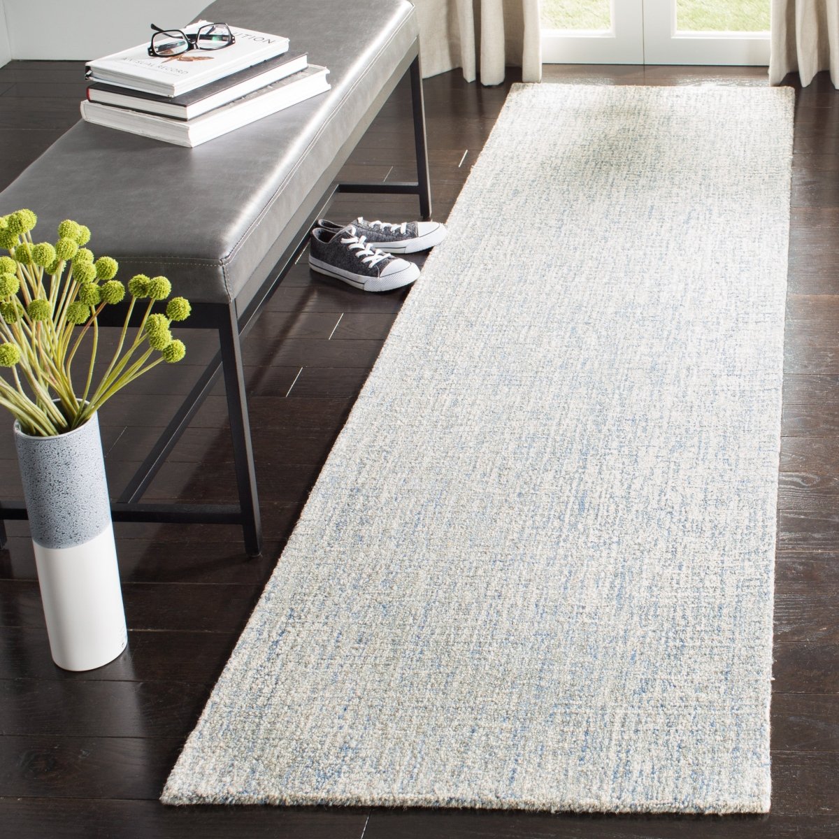 Safavieh Abstract Abt471M Ivory/Blue Rugs.