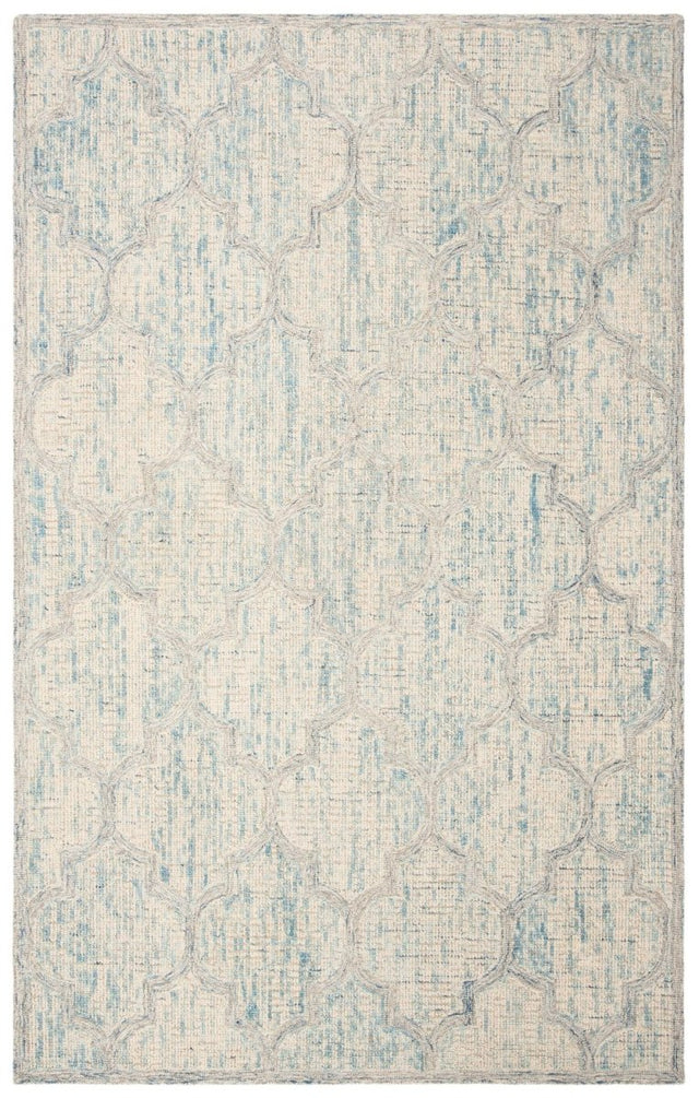 Safavieh Abstract Abt474B Ivory/Light Blue Rugs.