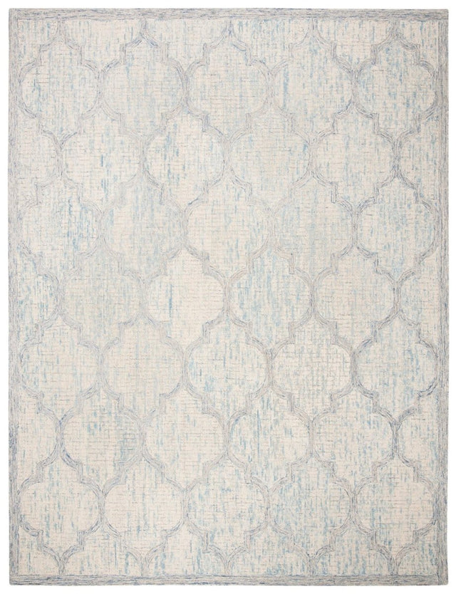 Safavieh Abstract Abt474B Ivory/Light Blue Rugs.