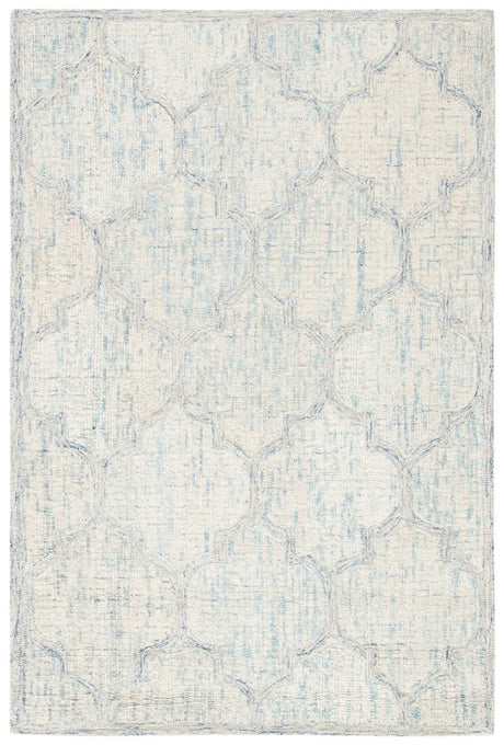 Safavieh Abstract Abt474B Ivory/Light Blue Rugs.