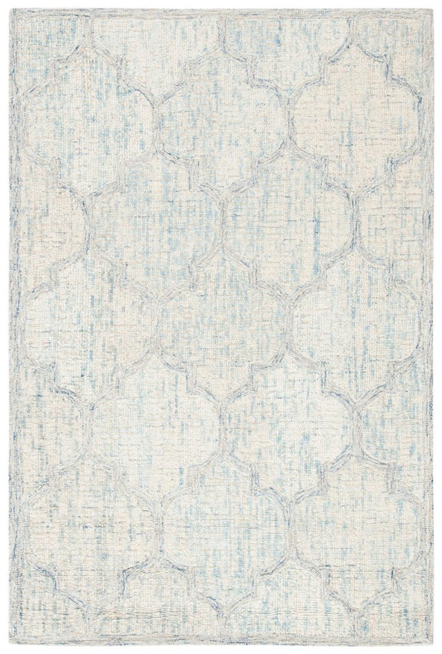 Safavieh Abstract Abt474B Ivory/Light Blue Rugs.