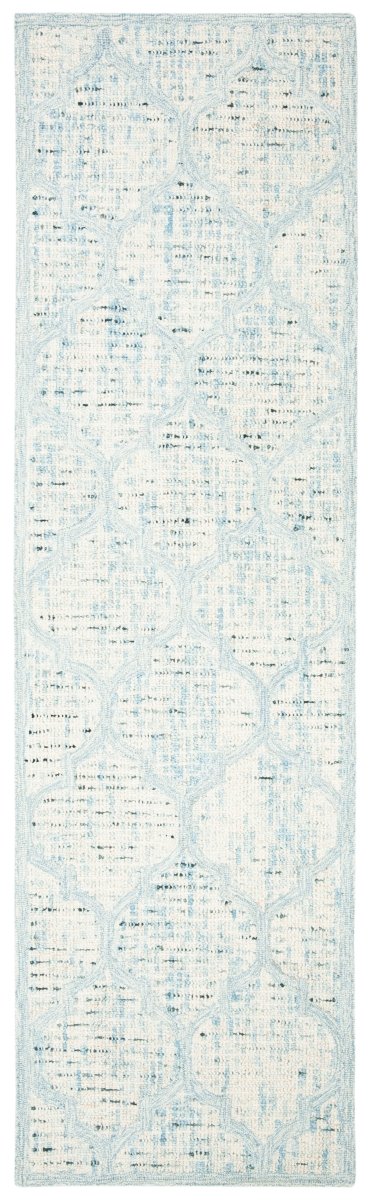 Safavieh Abstract Abt474K Ivory/Turquoise Rugs.