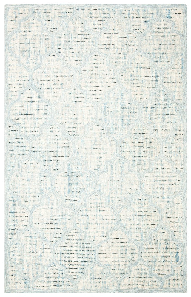 Safavieh Abstract Abt474K Ivory/Turquoise Rugs.