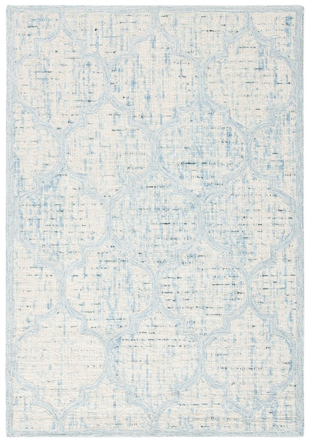 Safavieh Abstract Abt474K Ivory/Turquoise Rugs.