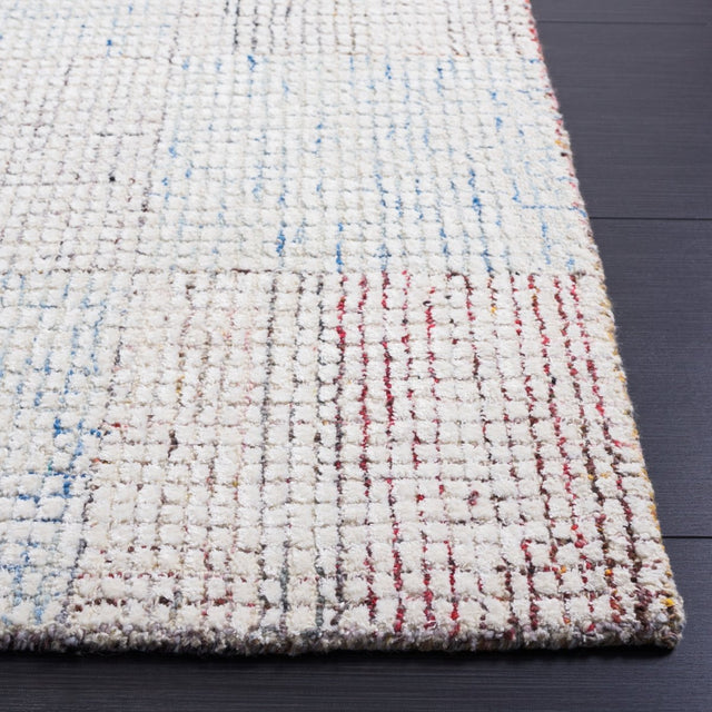 Safavieh Abstract Abt476M Ivory/Blue Rug.