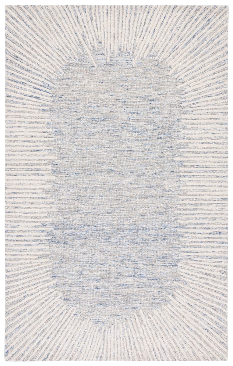 Safavieh Abstract Abt478M Blue/Ivory Rug.