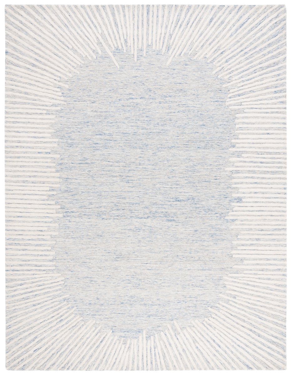 Safavieh Abstract Abt478M Blue/Ivory Rug.