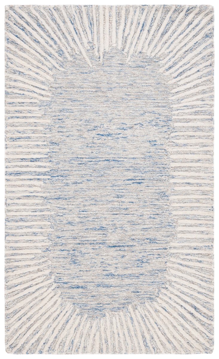 Safavieh Abstract Abt478M Blue/Ivory Rug.
