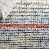 Safavieh Abstract Abt479M Ivory/Blue Rug.