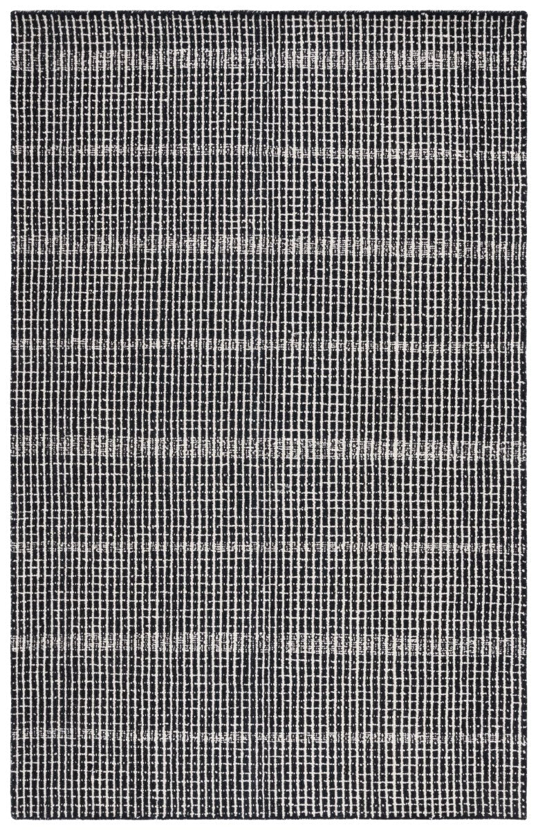 Safavieh Abstract Abt482Z Black/Ivory Rug.