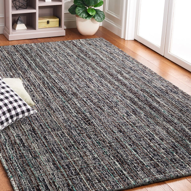 Safavieh Abstract Abt487F Dark Grey/Brown Rug.