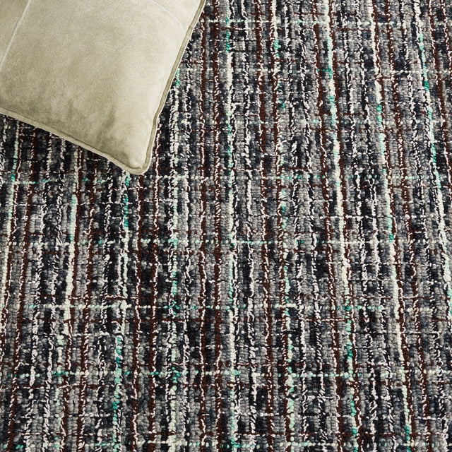 Safavieh Abstract Abt487F Dark Grey/Brown Rug.