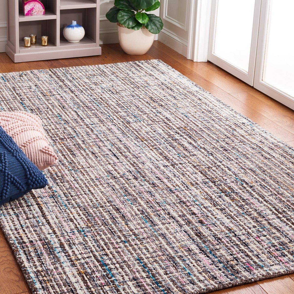 Safavieh Abstract Abt489F Grey/Brown Rug.